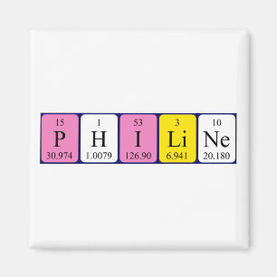 Philine periodic table name magnet