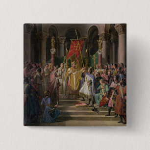 Philip Augustus King of France Taking the 15 Cm Square Badge