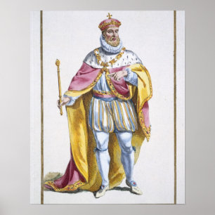 Philip II (1527-98) King of Spain from 'Receuil de Poster