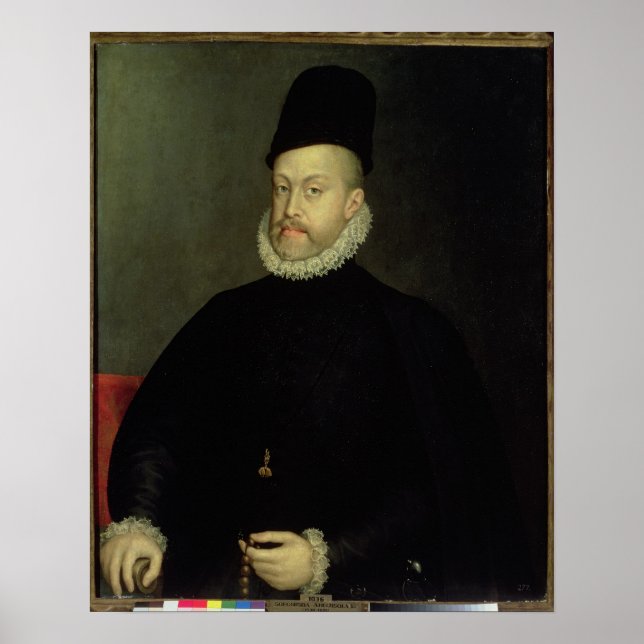 Philip II of Spain  1565 Poster (Front)