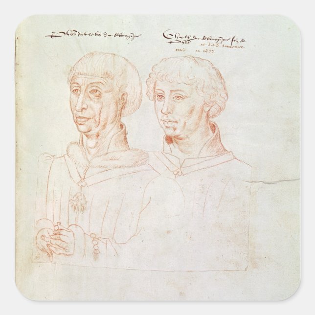 Philip III the Good Square Sticker (Front)