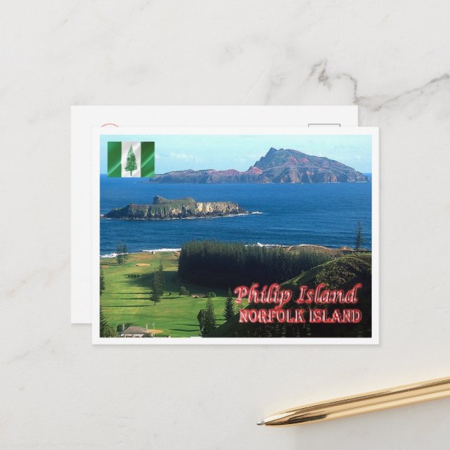 Philip Island - Norfolk Island - Postcard (Front/Back In Situ)