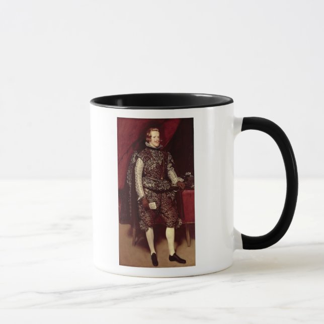 Philip IV  of Spain in Brown and Silver Mug (Right)