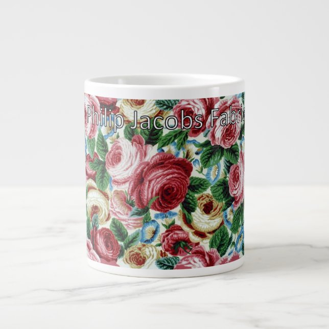 Philip Jacobs Fabric "Glory Rose" Mug (Front)