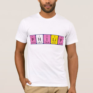 Philip periodic table name shirt