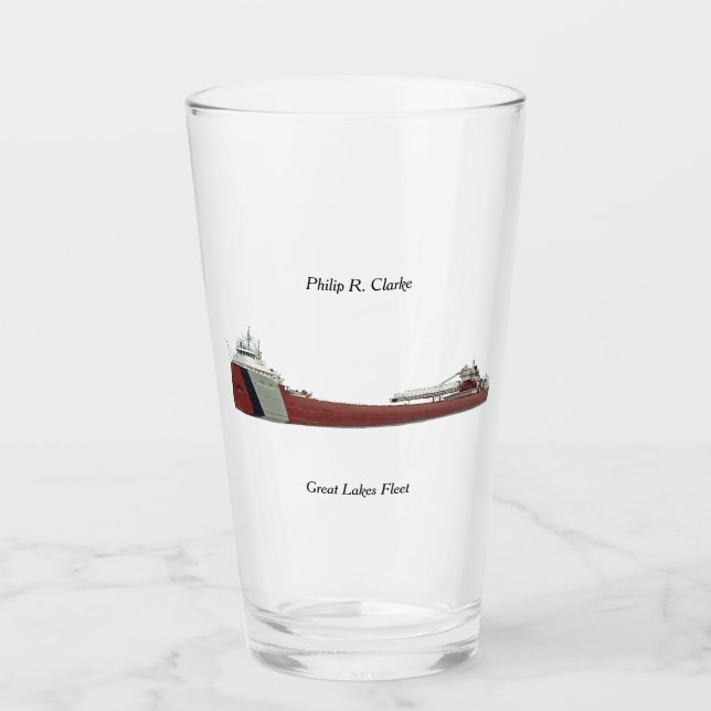 Philip R. Clarke glass (Front)