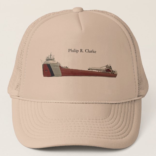 Philip R. Clarke trucker hat (Front)