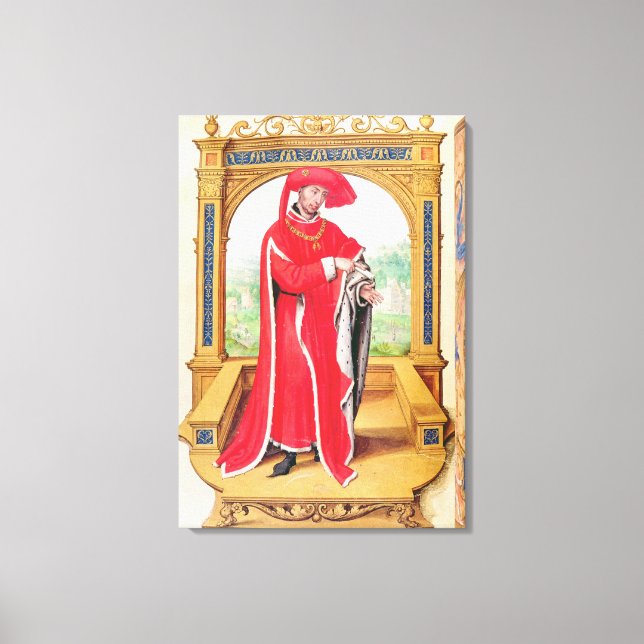Philip the Good  Duke of Burgundy Canvas Print (Front)