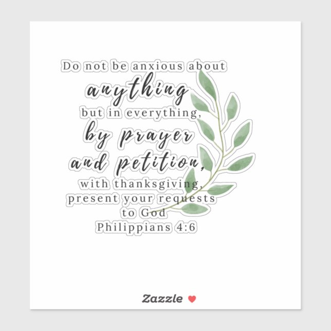Philipians Christian Bible Verse Stickers - Do not (Sheet)