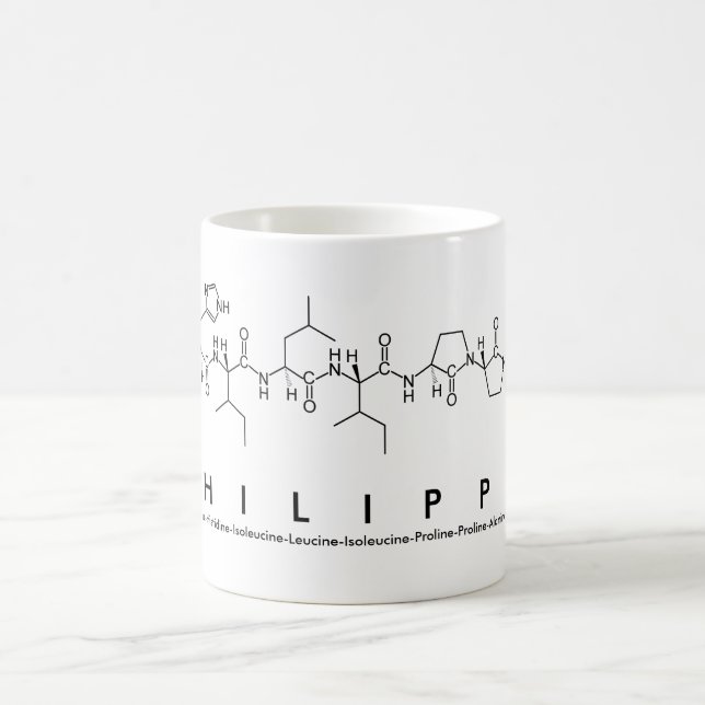 Philippa peptide name mug (Center)