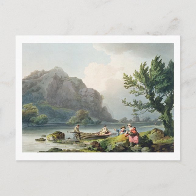 Philippe de Loutherbourg | Lake of Wyndermere, fro Postcard (Front)