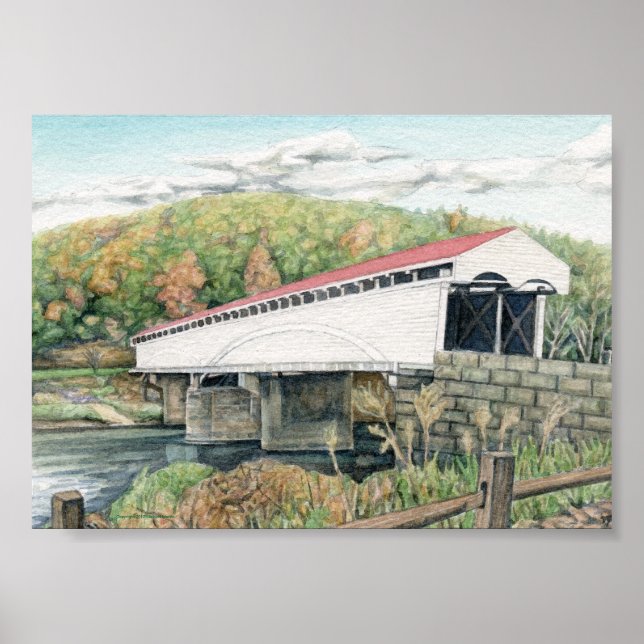 Philippi Covered Bridge Print (Front)