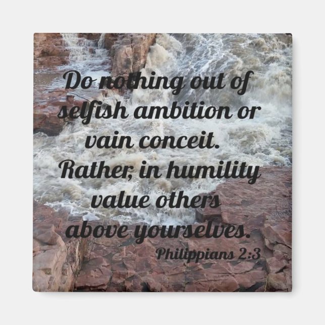 Philippians 2:3 magnet (Front)