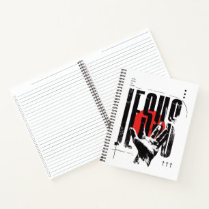 Philippians 2:9 Name Above All Names Retro Grunge Notebook