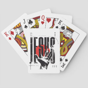 Philippians 2:9 Name Above All Names Retro Grunge Playing Cards