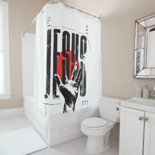 Philippians 2:9 Name Above All Names Retro Grunge Shower Curtain