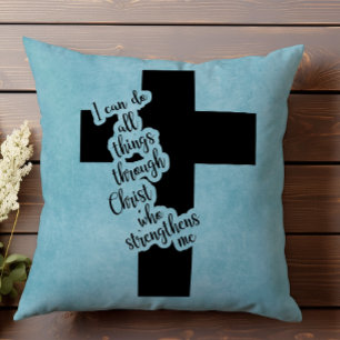 Philippians 413 I Can Do All Things Cushion
