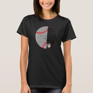 Philippians 4 13 Bible Verse Christian Gifts Baseb T-Shirt