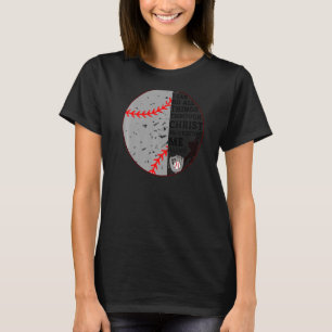Philippians 4 13 Bible Verse Christian Gifts Baseb T-Shirt
