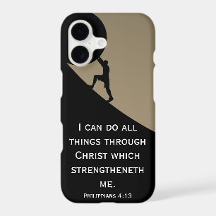 Philippians 4:13 Bible Verse Giant Stone Case-Mate