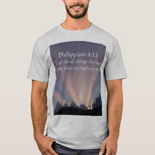 Philippians 4:13 Christian Men's Tee Shirt