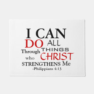 PHILIPPIANS 4:13 DOORMAT