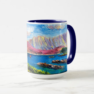 Philippians 4:13 Hawaiian Mountain of Strength Mug