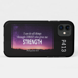 Philippians 4:13   I CAN DO ALL THINGS Case-Mate iPhone Case