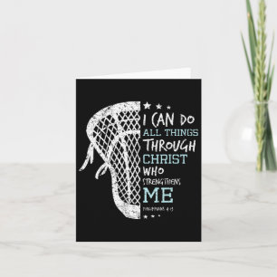 Philippians 4 13 I Can Do All Things Christian Lac Card