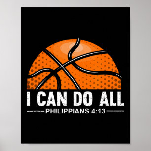 Philippians 4 13 I Can Do All Things Christian Ske Poster