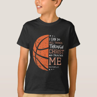 Philippians 4 13 I Can Do All Things Christian Ske T-Shirt