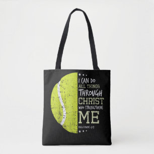 Philippians 4 13 I Can Do All Things Christian Ten Tote Bag
