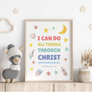 Philippians 4:13 I can do all things Nursery Decor