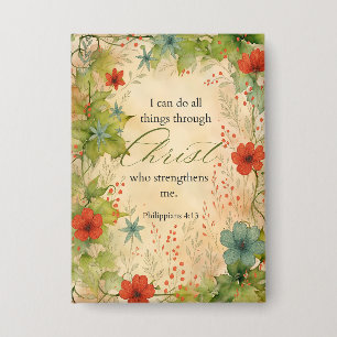 Philippians 4:13 I Can Do All Things Vintage Botan