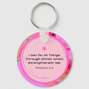 Philippians 4:13 Keychain by Scripture It