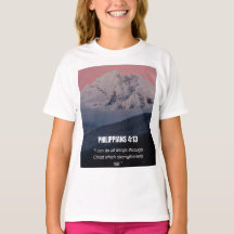 Philippians 4:13 KJV Bible Verse Mountain & Forest