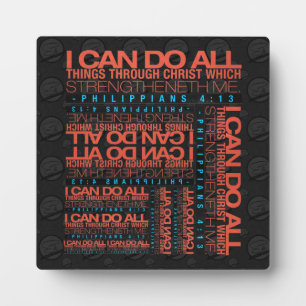 Philippians 4:13 Plaque