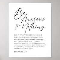 Philippians 4:6-7 Be Anxious for nothing Christian