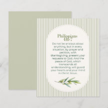 Philippians 4:6–7 Christian Encouragement Gift
