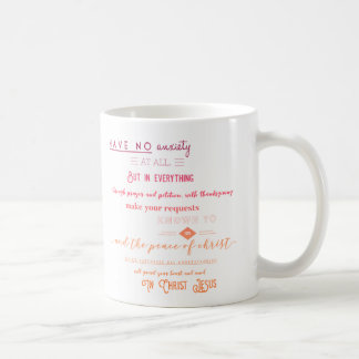 Philippians 4:6-7 coffee mug