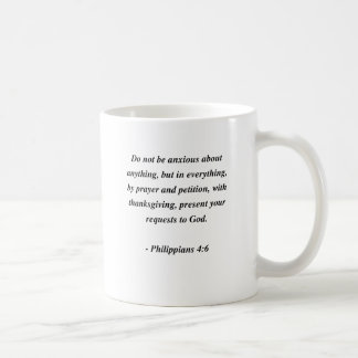 PHILIPPIANS 4:6 COFFEE MUG