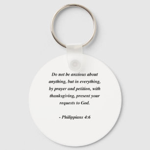 PHILIPPIANS 4:6 KEY RING