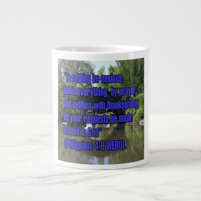 Philippians 4:6 WEBU Mug (Front)