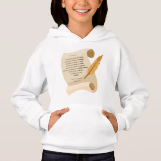 Philippians 4:8 KJV Bible Quote Scroll Girl's