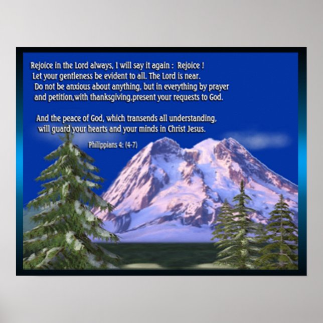 Philippians 4 scripture poster (Front)