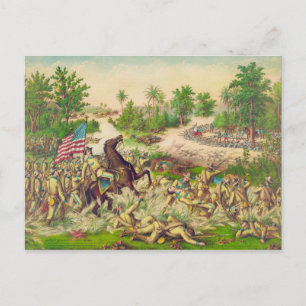 Philippine American War Battle of Quingua 1899 Postcard