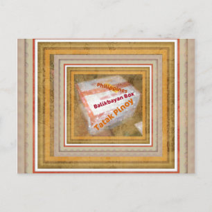 Philippine Balikbayan Box Design Postcard