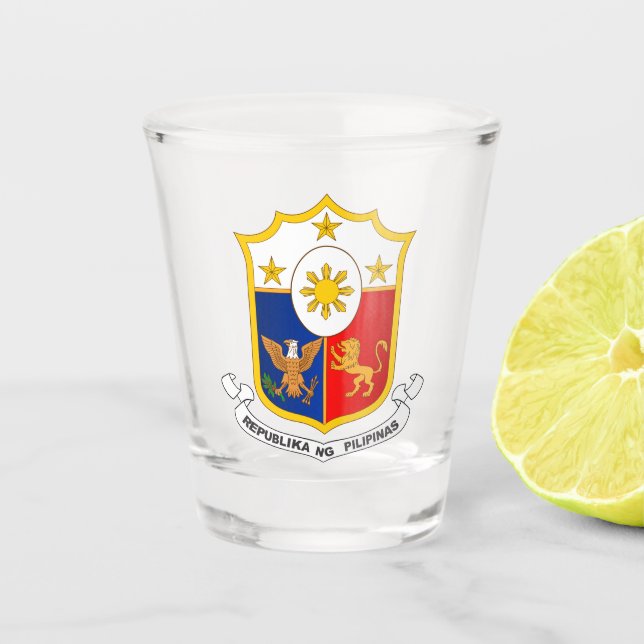 Philippine COA Shot Glass (Front)