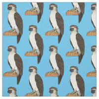 Philippine eagle bird cartoon illustration 