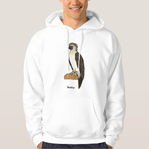 Philippine eagle bird cartoon illustration hoodie